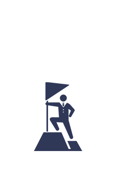 やりがいのある仕事を通じた社員満⾜